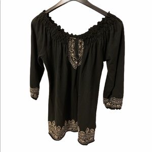 Lucky Brand off the shoulder tunic